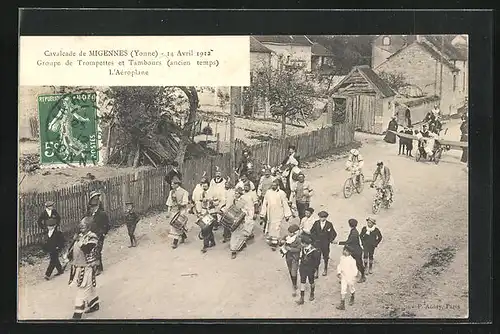 AK Migennes, Cavalcade, Groupe de Trompettes et Tambours