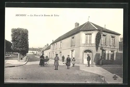 AK Michery, La Place et le Bureau de Tabac