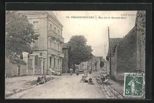 AK Chassignelles, Bas de la Grande-Rue