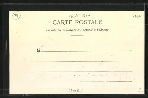 AK Laroche-sur-Yvonne, La Gare, Bahnhof