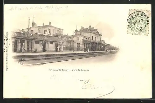 AK Joigny, Gare de Laroche, Bahnhof