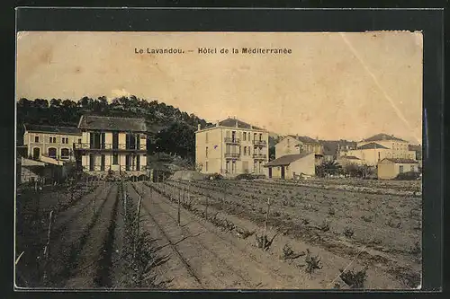 AK Le Lavandou, Hôtel de la Méditerranée