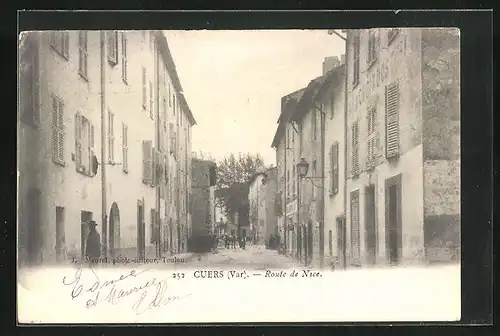 AK Cuers, Route de Nice