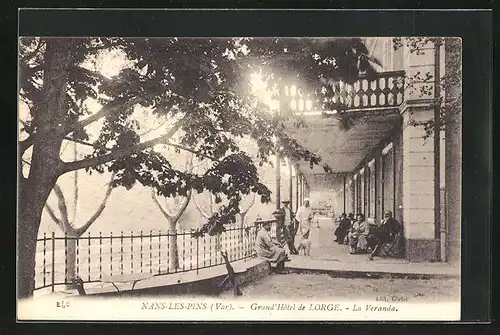 AK Nans-les-Pins, Grand`Hotel de Lorge - La Veranda