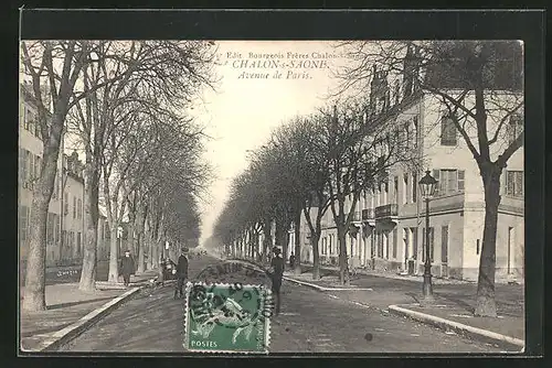 AK Chalon-sur-Saone, Avenue de Paris