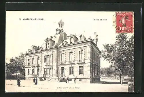 AK Montceau-les-Mines, Hotel de Ville