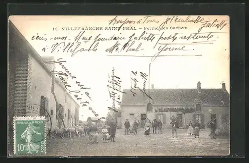 AK Villefranche-Saint-Phal, Ferme des Barbets