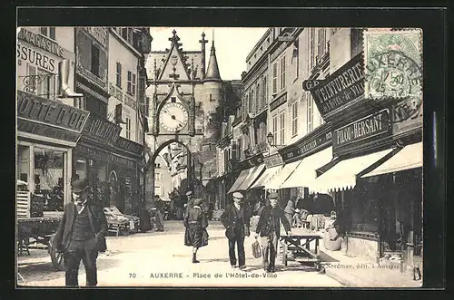 AK Auxerre, Place de l`Hôtel de Ville