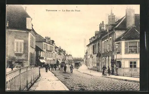 AK Tonnerre, La Rue du Pont