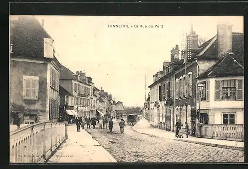 AK Tonnerre, La Rue du Pont