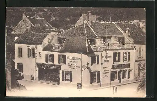 AK Cousin-le-Pont-Avallon, Hôtel-Restaurant du Rocher