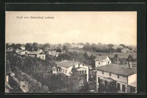 AK Lubmin / Ostsee, Teilansicht des Ostseebades