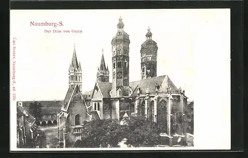 AK Naumburg a.d. Saale, der Dom von Osten