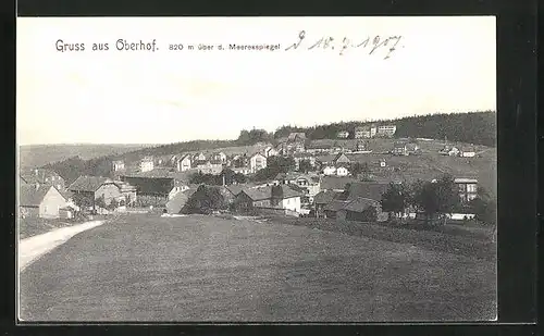 AK Oberhof, Blick auf den Ort