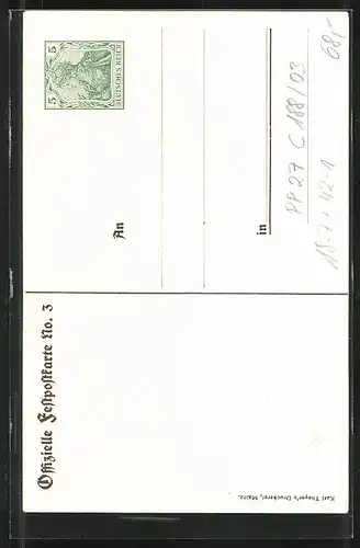 Künstler-AK Ganzsache PP27C188 /03: Mainz, 26. Verbandsschiessen des Pfälzischen Schützenbundes 1913