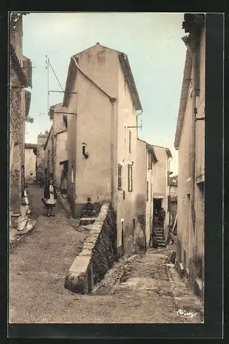 AK Bagnols-en-Foret, Vieilles Rue de l`Eglise