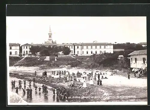 AK Giens, Hopital Renée-Sabran, Avant le Bain