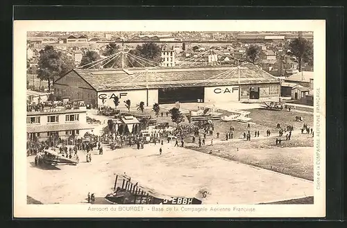 AK Bourget, La Aéroport, Base de la Compagnie Aérienne Francaise, Flughafen