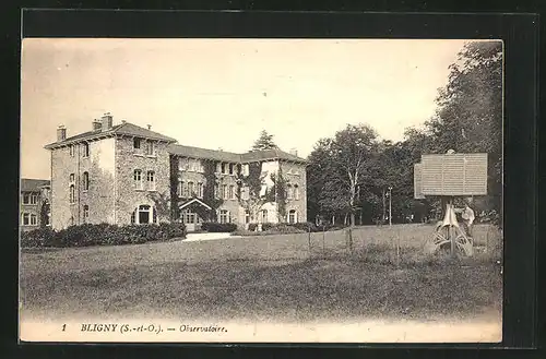 AK Bligny, Observatoire, Gesamtansicht der Sternwarte