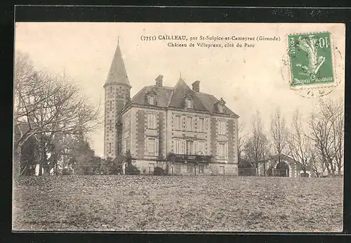 AK Cailleau, Chateau de Villepreux, cote du Parc