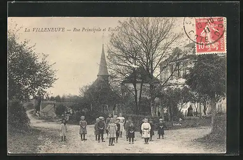 AK Villeneuve, Rue Principale et Ecoles