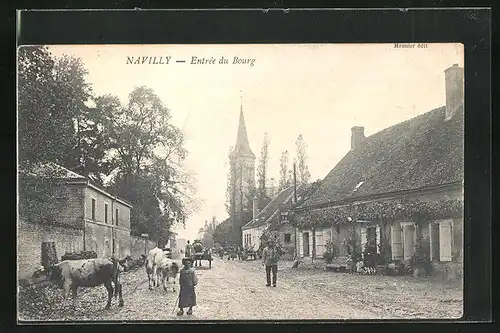 AK Navilly, Entrée du Bourg