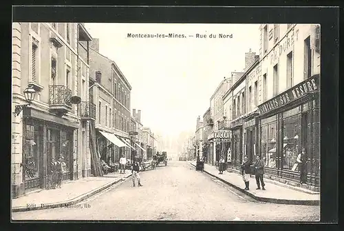 AK Montceau-les-Mines, Rue du Nord