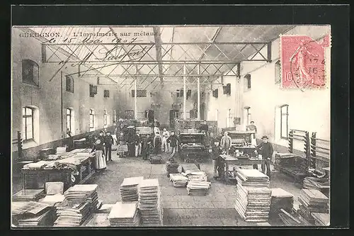 AK Gueugnon, L`Imprimerie sur métaux