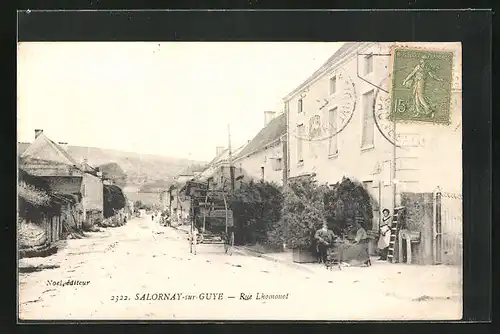 AK Salornay-sur-Guye, Rue Lhomonot