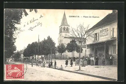 AK Cormatin, Place de l`Eglise