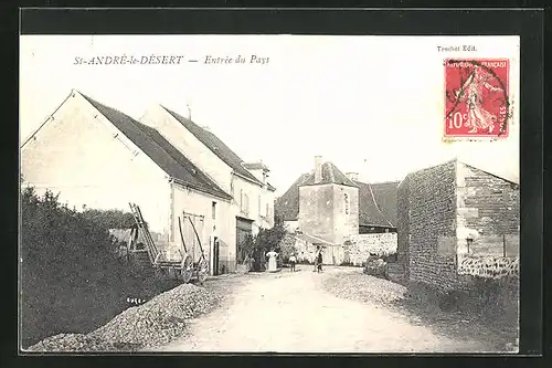 AK St-André-le-Désert, Entrée du Pays