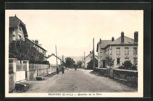 AK Mesvres, Quartier de la Gare