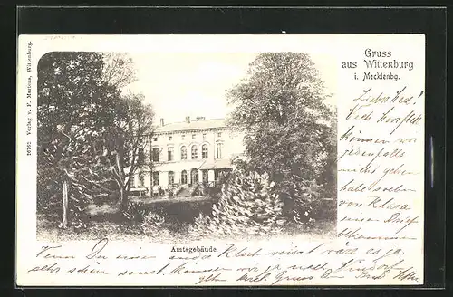 AK Wittenburg i.M., Amtsgebäude