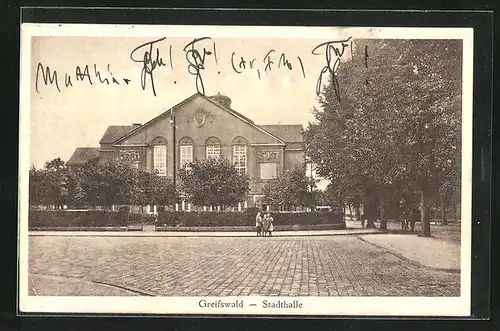 AK Greifswald, Stadthalle