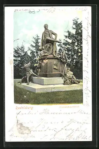 AK Bad Kösen, Rudelsburg, Bismarckdenkmal