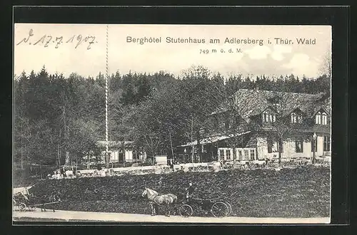 AK Adlersberg i. Thür., Berghotel Stutenhaus