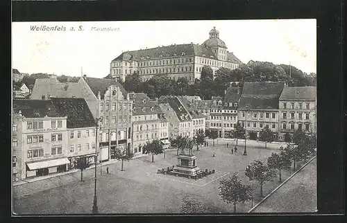 AK Weissenfels a. S., Marktplatz