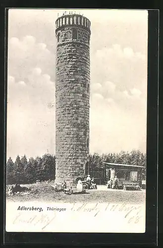 AK Adlersberg, Personengruppe vor Turm