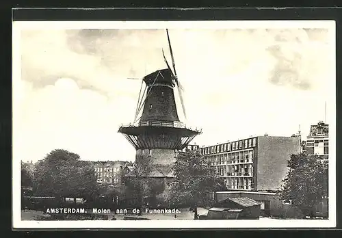 AK Amsterdam, Molen aan de Funenkade, Windmühle