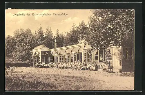AK Tannenfelde, Liegehalle im Erholungsheim