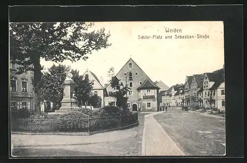 AK Weiden, Schlör-Platz und Sebastian-Strasse