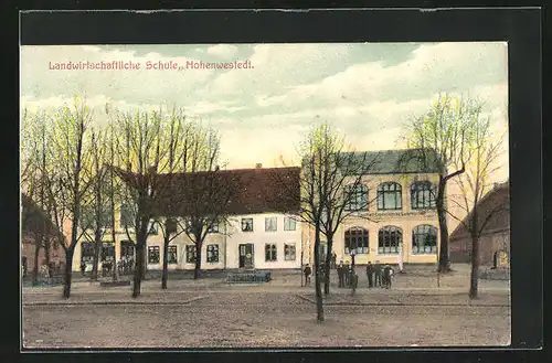 AK Hohenwestedt, Totalansicht der Landwirtschaftlichen Schule