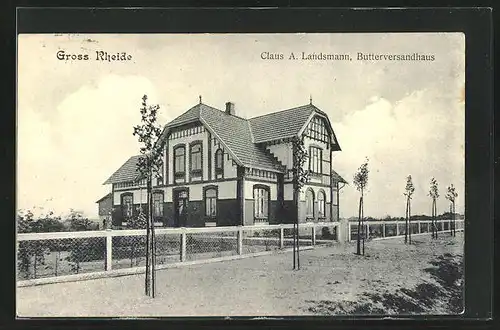 AK Gross Rheide, Butterversandhaus von Claus A. Landsmann