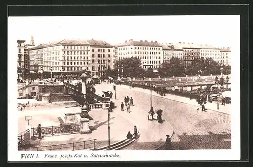 AK Wien, Franz-Josefs-Kai und Salztorbrücke