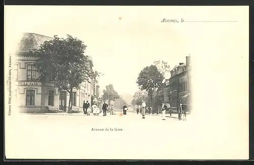 AK Avesnes, Avenue de la Gare