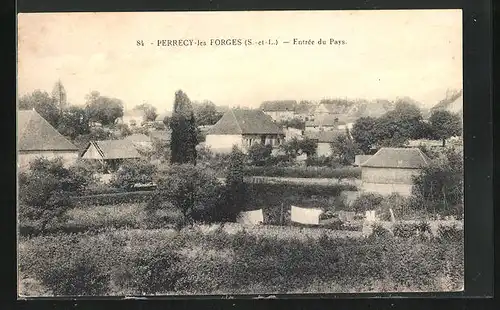 AK Perrecy-les-Forges, Entree du Pays