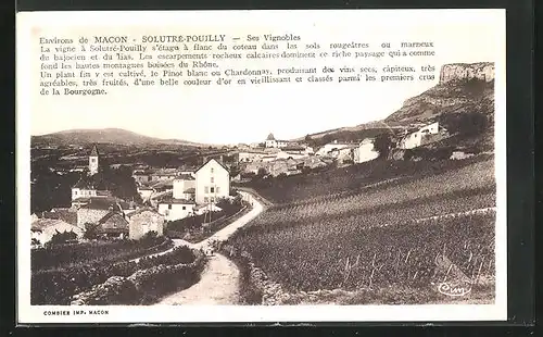 AK Solutre-Pouilly, Vue generale, ses Vignobles