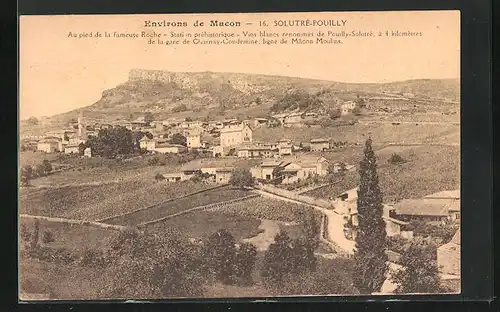 AK Solutre-Pouilly, Panorama