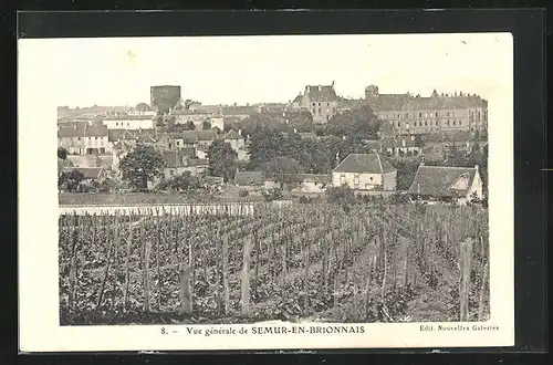 AK Semur-en-Brionnais, Vue generale