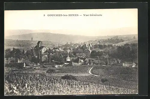 AK Couches-les-Mines, Vue Generale